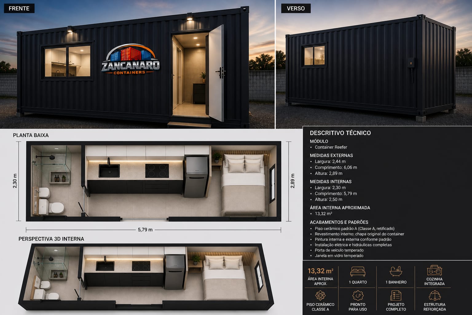 Reefer Compacto 1 Quarto