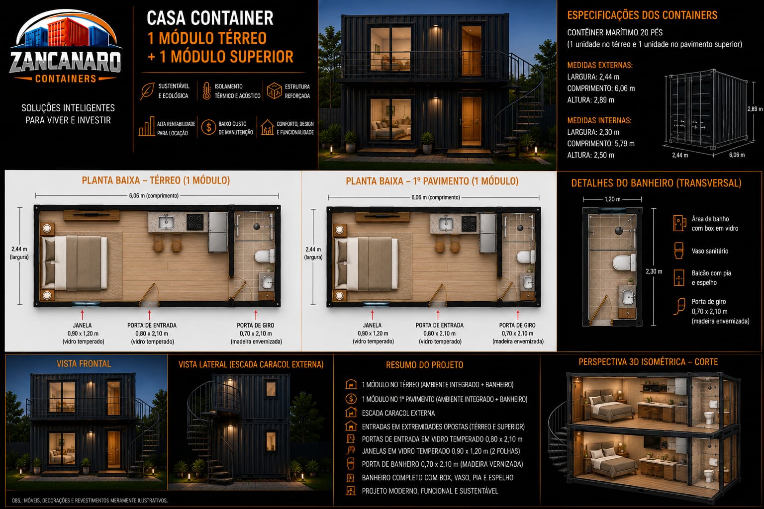 Sobrado Modular 2 Pavimentos